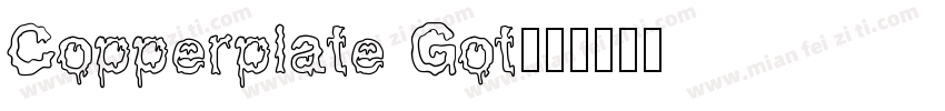 Copperplate Got字体转换